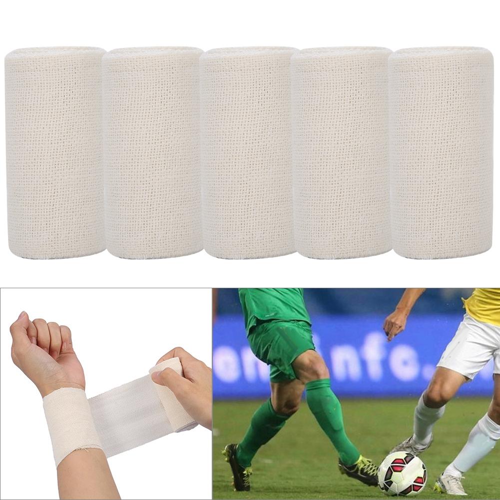 12 Roll 75 x 4500mm Gauze Skin Friendly Bandage Elastic Breathable Sports Bandage