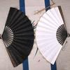 With Tassel Antique-style Folding Fan Sprinkled Gold Men Hand Fan Portable Decorative Fan  Crafts