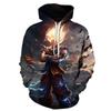 Dragon Ball Z Goku 3D Digital Print Hoodie Men Teens Casual Long Sleeve Pullover Sweatshirt