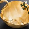 Obstschale, Messing Haus Schwanenplatte, Europäische Goldene Retro Snack-Schale, Haus Wohnzimmer Dekoration Zubehör Aufbewahrungsartikel
