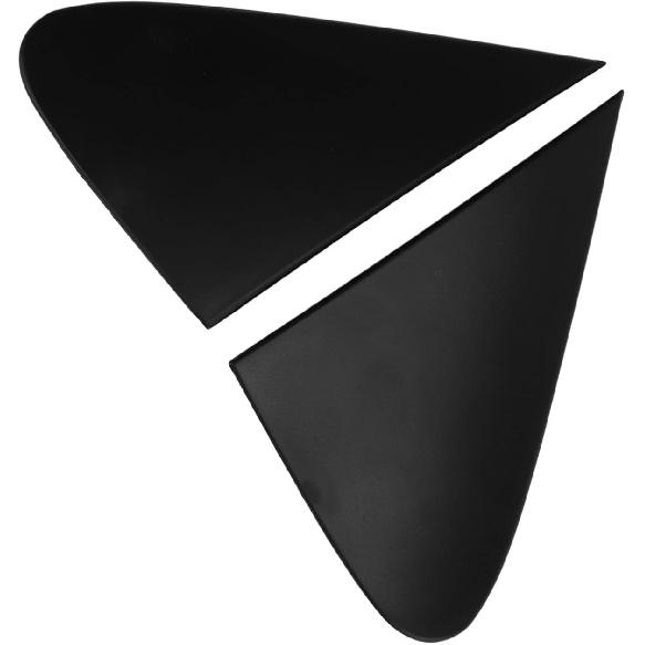 2Pcs Side View Mirror Triangle Fender Corner Trim Cover for Toyota Corolla 2008 2009 2010 2011 2012 2013, OEM: 60118 12010, 60117 12010, TT270L and