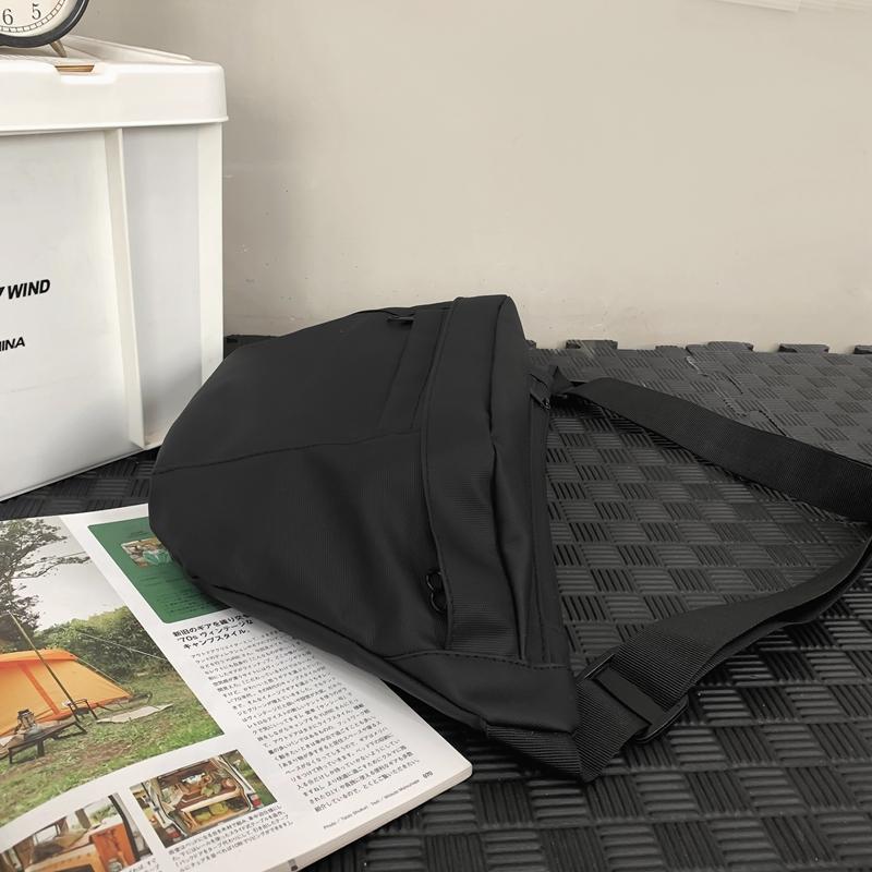 Jednobarevná náprsní taška pro muže a ženy, crossbody taška, taška přes rameno, taška na mobilní telefon