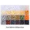 600Pcs Acrylic Beads For DIY Bracelet Necklace Jewelry Making Accessories