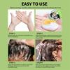 SEVICH 30ml×10 Stück Haarfärbeshampoo zur Grauhaarabdeckung, Pflanzenbasiertes Haarfärbeshampoo, Schnellfärbendes Shampoo in Sachets, Naturschwarz