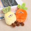 1Pcs Pineapple Strawberry Avocado Eggplant Soft Stuffed Pendant Doll Simulation Cartoon Fruits Vegetable Plush Toy Fun Gift