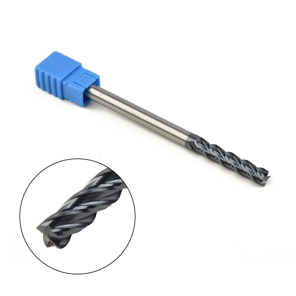 Extra Long Shank 100mm Tungsten Carbide End Mill 4MM CNC Milling Cutter 4 Flutes