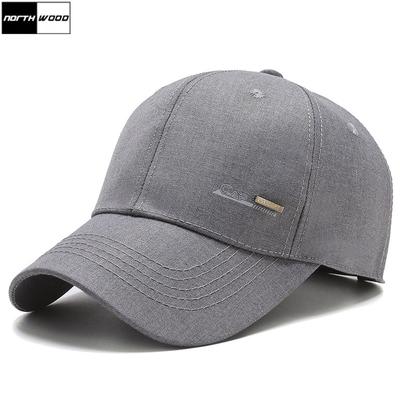 5 Farben Herren-Baseballkappe, solide Baumwolle, Snapback-Hüte, Trucker-Kappe, verstellbare Golfkappen