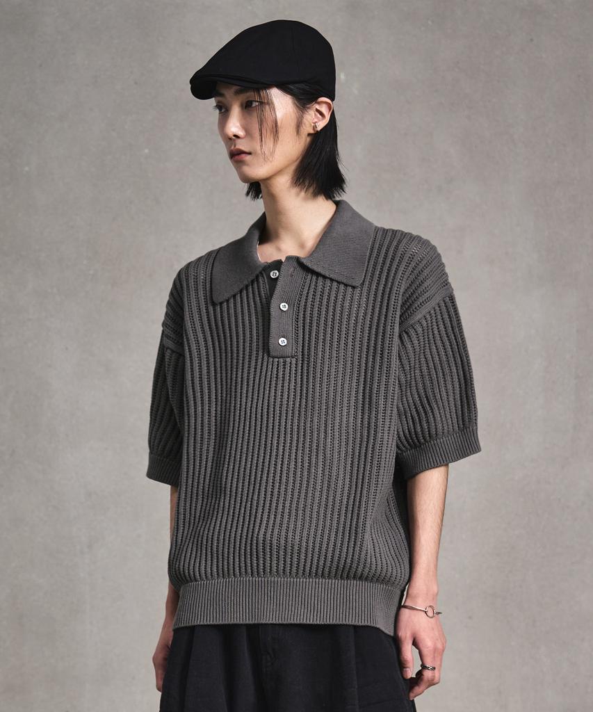 LMOOD Bay Skasi Half Knit Gray
