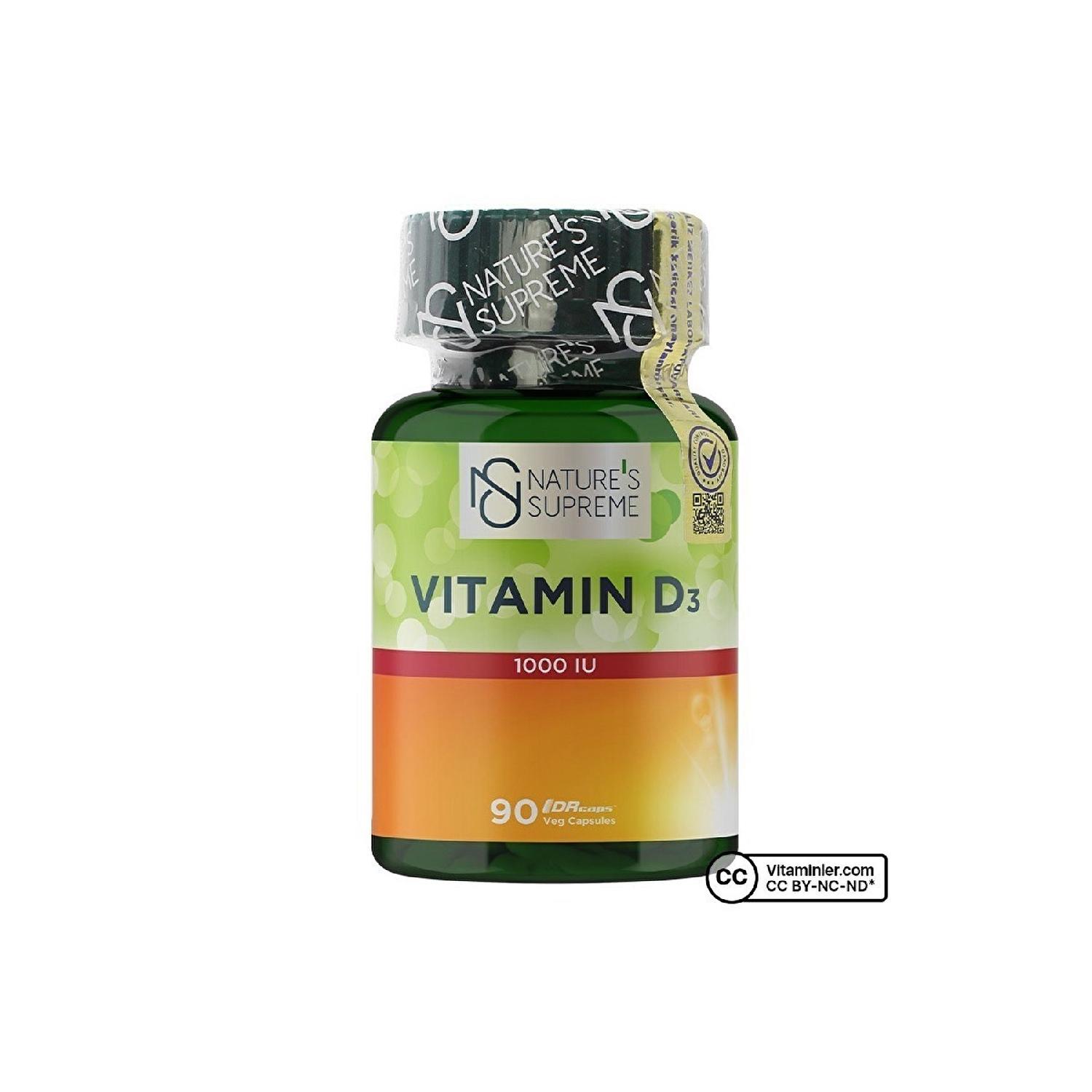 

Vitamin D3 1000 Iu 90 Capsules