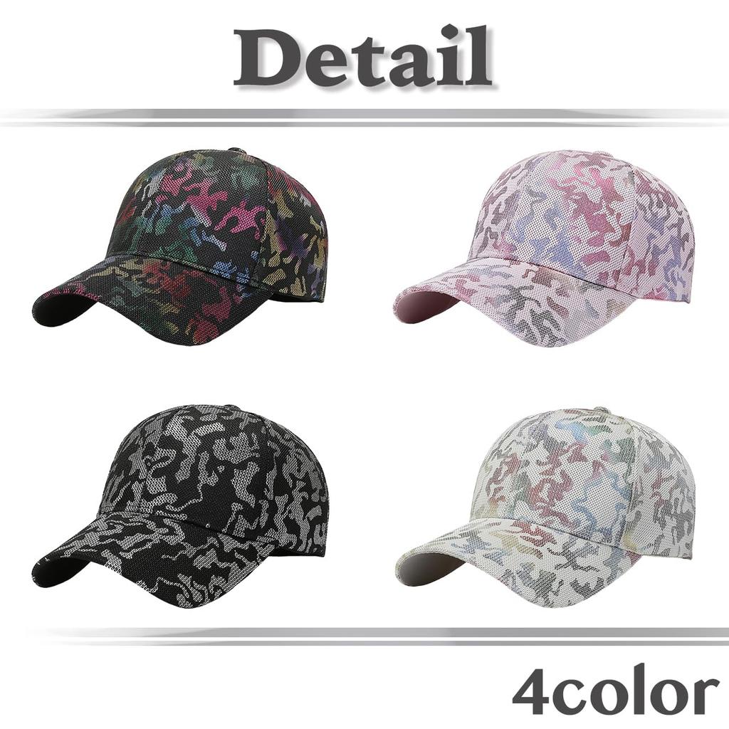 Graffiti Design Hat Cap Mesh Outdoor Casual Men Women CZ837 [White Fang] (Black)
