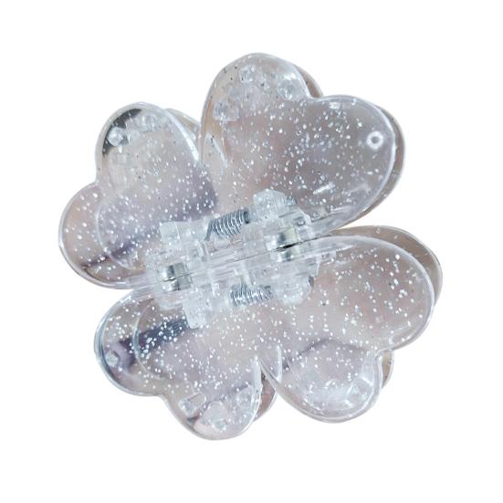 Магнитный зажим для волос в форме четырехлистника, нескользящий, надежно фиксирующий волосы