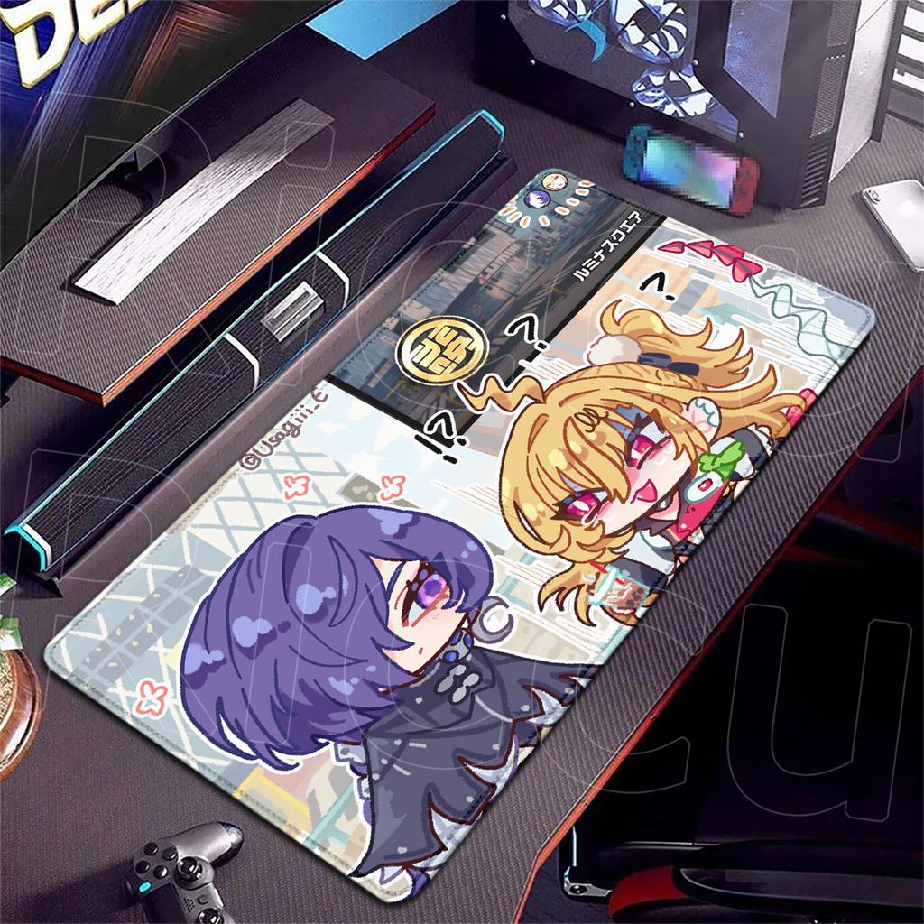 HD print XXL Mouse Pad Zenless Zone Zero ZZZ Promeia PC Accessories kawaii Anime Girl Office Mousepad Keyboard Carpet Desk Mat
