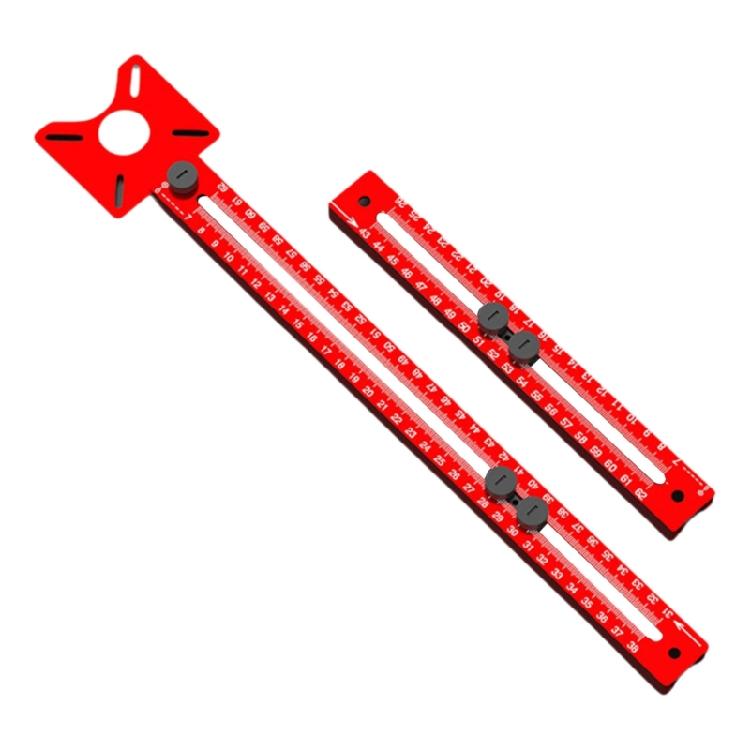 Router Milling Grooves Bracket Aluminum Router Circles Cutting Multifunctional Cabinet Hardware Router Guide Tool