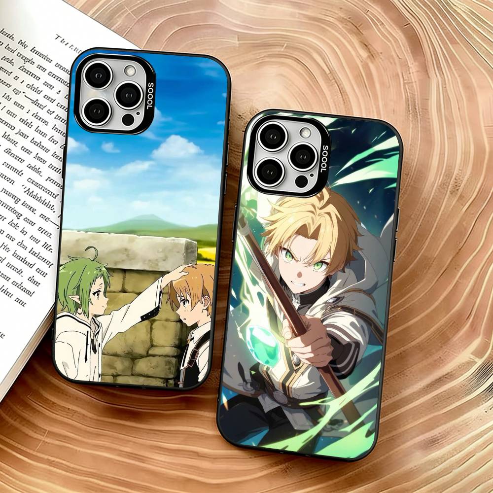 Mushoku Tensei Phone Case For iPhone 17,16,15,14,13,12,11 Plus,Pro Max,XS,Colorful Silver Phone case Funda Cover
