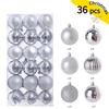 24/36Pcs 3/4cm Christmas Balls Decoration Christmas Tree Ornaments Xmas Hanging Pendants Home Party Navidad Decor New Year Gifts