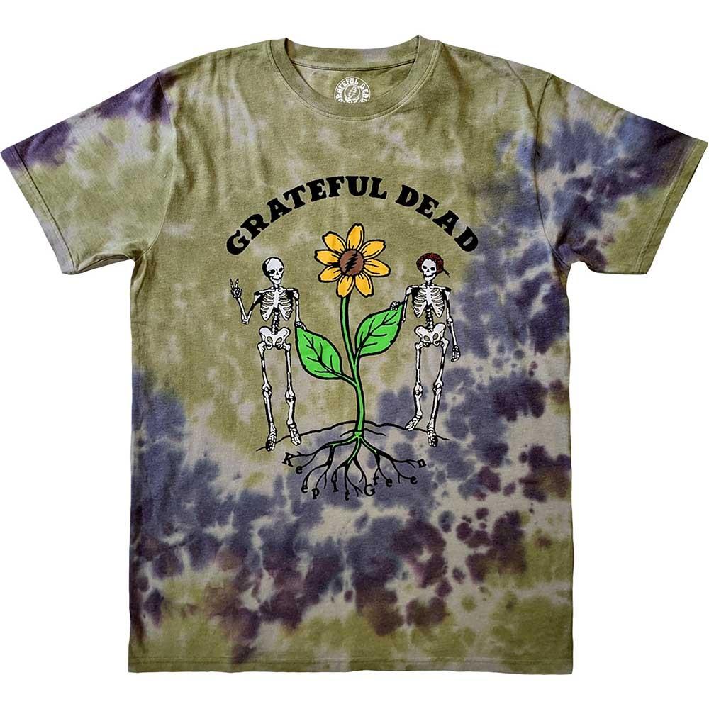 Grateful Dead T-Shirt: Keep It Green (Wash Collection) OFFICIAL NEW M