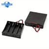 4PCS 18650 Battery Case Holder with Wire, 1X 2X 3X 4X 18650 Plastic DIY Battery Storage Boxes Case Wire Lead Pin