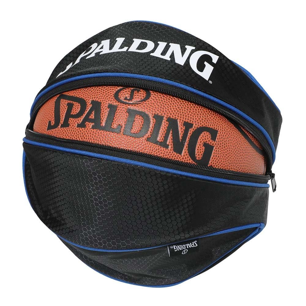 SPALDING Ball Bag Light, Blue and White, 27cm Diameter, 49-008BW