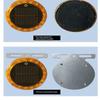 Yellow Flashing Light Touch Auto Solar Charging Car Night Safety Strong Magnetic Base Car Warning Lamp Anti-Collision Tail Light