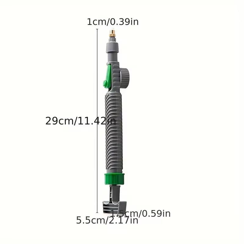 

Garden Watering Nozzle Sprayer Tool Manual Air Pressure Sprayer Adjustable Beverage Bottle Sprinkler серый