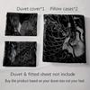 Dragon scale motif Bedding Duvet cover sets Duvet covers Pillowcases gifts (1 * Duvet Cover 2 * Pillowcases, without duvet insert)