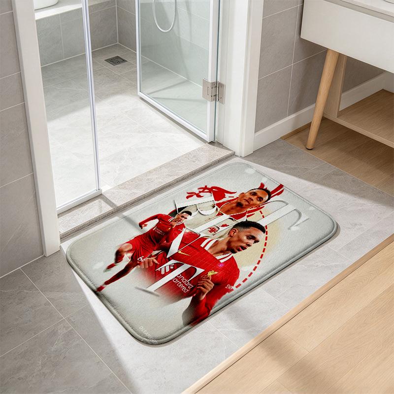 L.F.C. football team Flannel Kitchen Mat Christmas Soft Area Rug Non Slip Floor Carpet Home Decoration