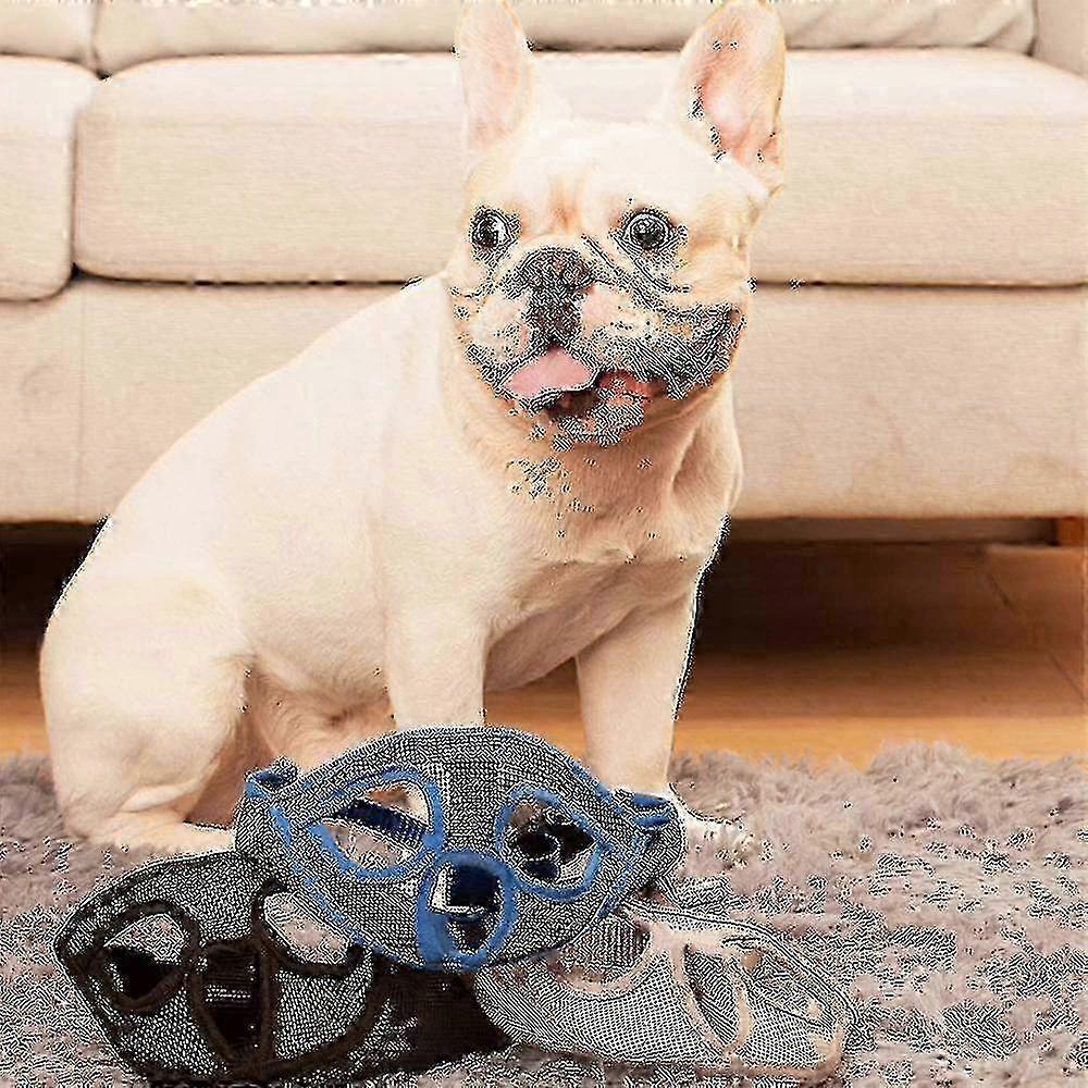 Adjustable Short Snout Dog Muzzle - Stop Biting, Barking, Chewing - Pet Supplies