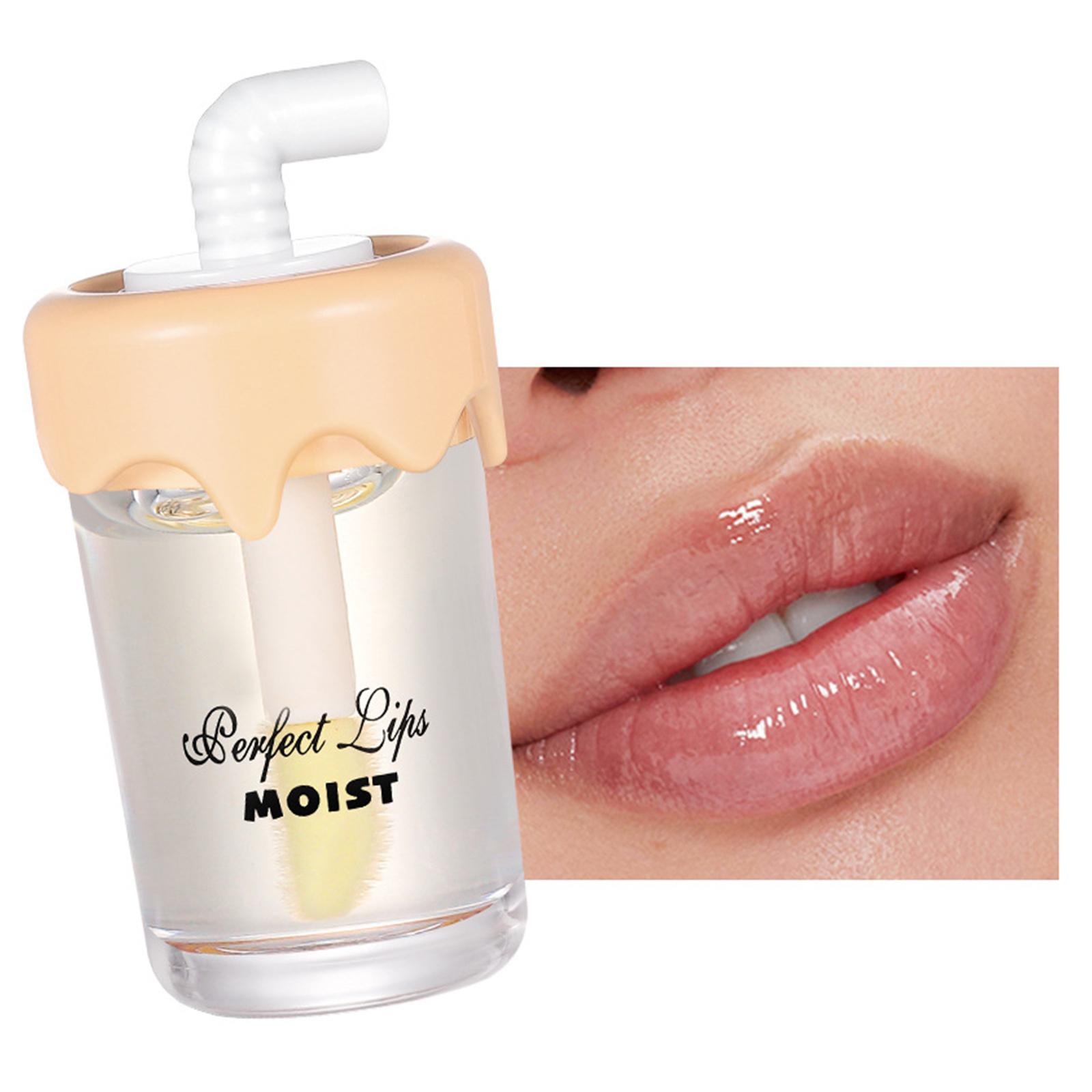 

Fruit Scented Lip Oil Glaze - Moisturizing Nourishing Lip Gloss for Dry Lips Care Long Lasting Hydration One Size