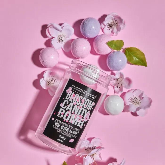 Bubble Monkey Blossom Candy Bomb Bubble Bath Bath Bomb 30gx10ea