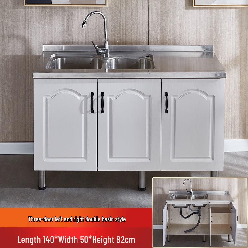 Economical Stainless Steel Kitchen Cabinet for Rental Homes
