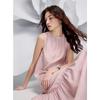 Sancai 2025 Spring Mulberry Silk Blend Sleeveless A-Line Dress