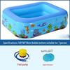 OEING Kids Inflatable Square Swimming Pool