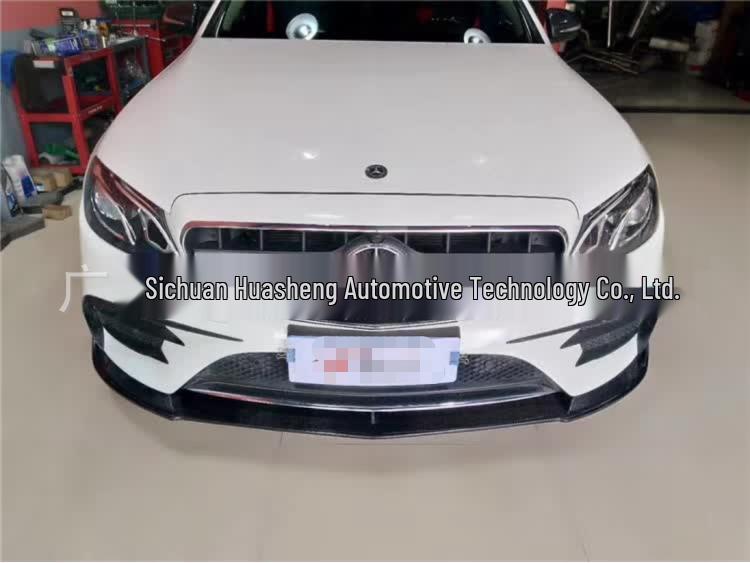 FD Style Carbon Fiber Front Lip for 2016-2019 Mercedes-Benz E-Class W213