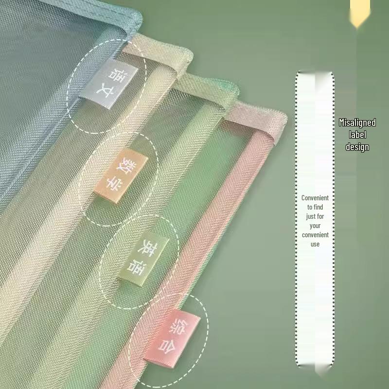 

Сумка-папка на молнии, двухслойная, большой вместимости, для учеников начальной школы