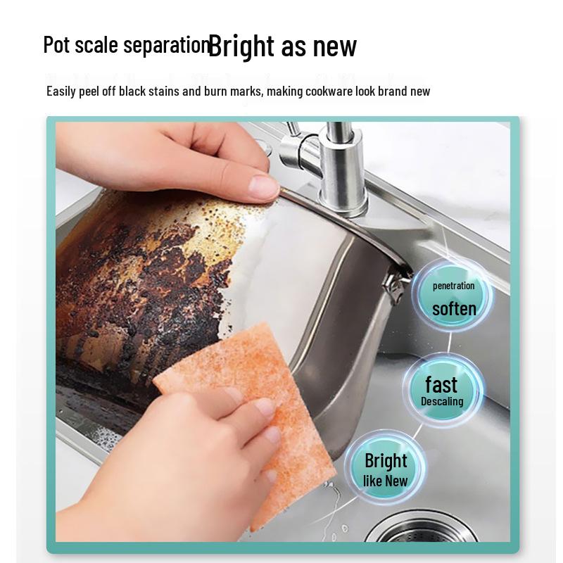 Black Pot Bottom Cleaner Gel: Heavy Oil & Scale Remover for Kitchen