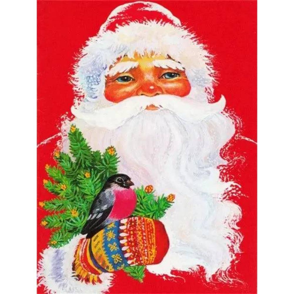 DIY full sirkel diamantmaling korssting 3D kunststil hjemmescene juledekorasjon diamantmaling 5d diamantkunstmaling