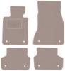 Beige Velour Floor Mats For: BMW 5 G31 Estate, Touring (2017-)