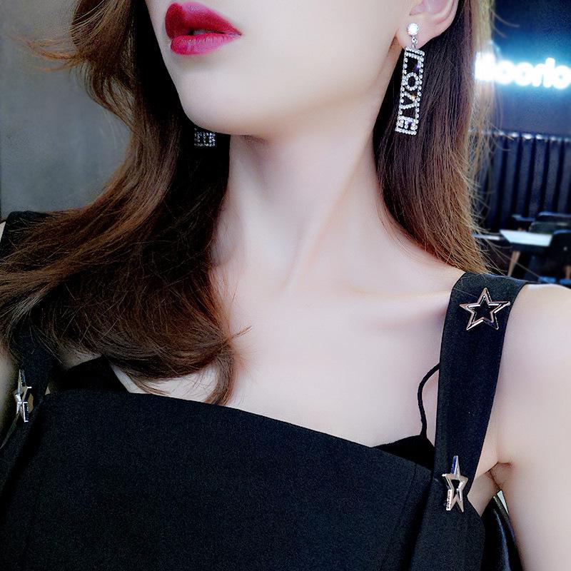 Pearl & Zircon Tassel Earrings