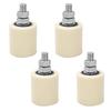 Quiet Operation Sliding Door Rollers Set of 4 with Robust Design Suitable for Various Uses Including Track Systems