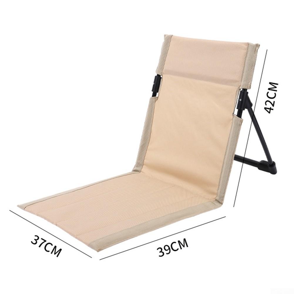 42 * 39 * 37 cm Rückenlehnenkissen, klappbarer Rückenstuhl, atmungsaktives Material, Metall