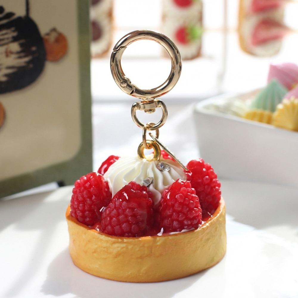 DIY Bag Pendant Mini Small Pendant New Keyring  Bag Accessories Raspberry