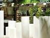 FOYER Unbreakable Vase, Polycarbonate Cylinder, 25cm High, 10cm Wide, 2300033WH