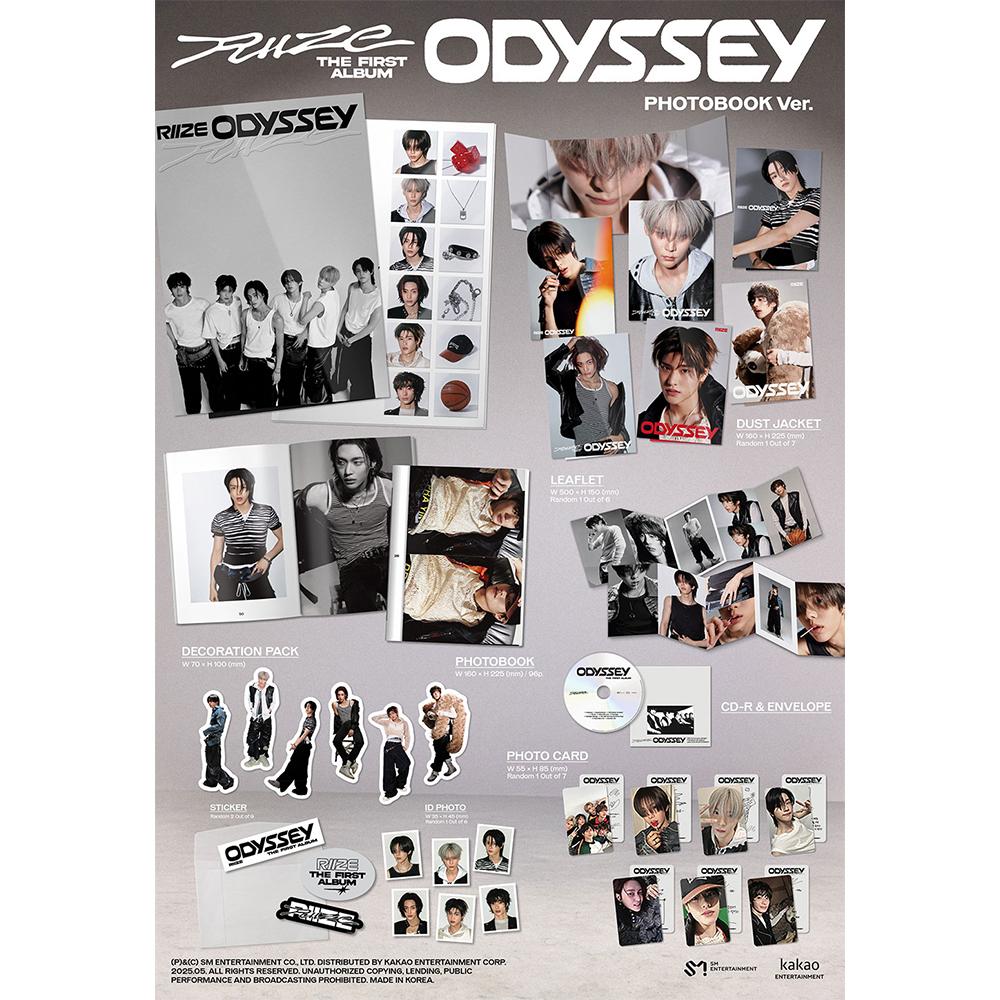(+pob Photocard) RIIZE 1st Album [Odyssey] (photobook Ver.)