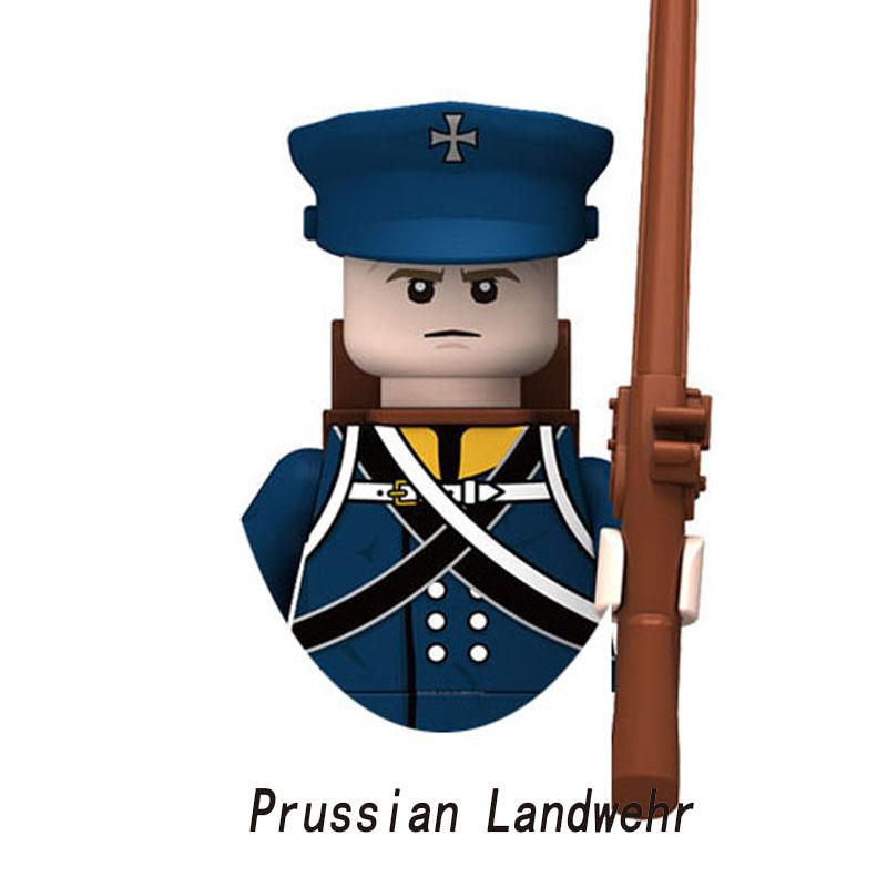 More Styles Great Retro Military Empire Navy Soldiers Weapons Gun Model Figure Blocks Bricks Toys For Children