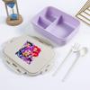 Kpop Demon Hunter Bento Lunch Box Kawaii Girl Portable Bento Boxs Student Hermetic Food Crisper Single Layer Capacity Kids Gift