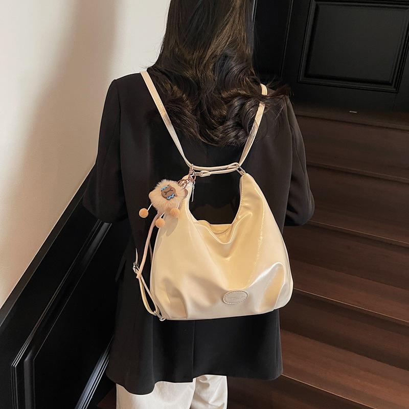 Student Class Backpack Women's 2025 New Trend Fashion Large Capacity Tote Bag High Sense Shoulder Bag