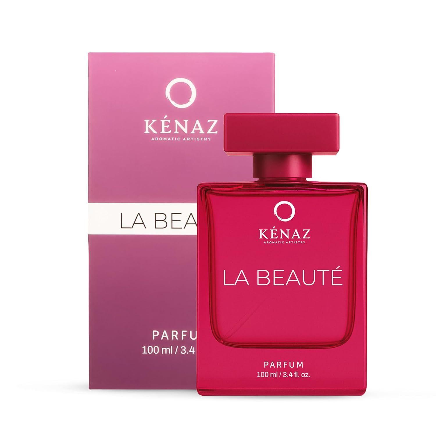 

KENAZ La Beauté Women Perfume 100ml | Dubai Crafted | Floral, Fruity Gourmand With Black Currant & Pear | Luxury Parfum for Woman 100ML