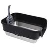 Cat Litter Box Large Size Open Top High Sided Easy Cleaning Stainless Steel Cat Litter Box for Home