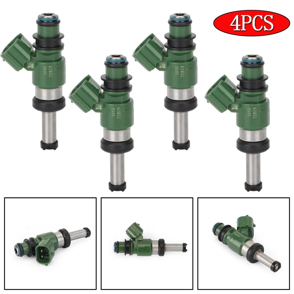 4pcs Fuel Injectors 3B4-13761-00-00 For YAMAHA Grizzly YZ450F 450 550 700