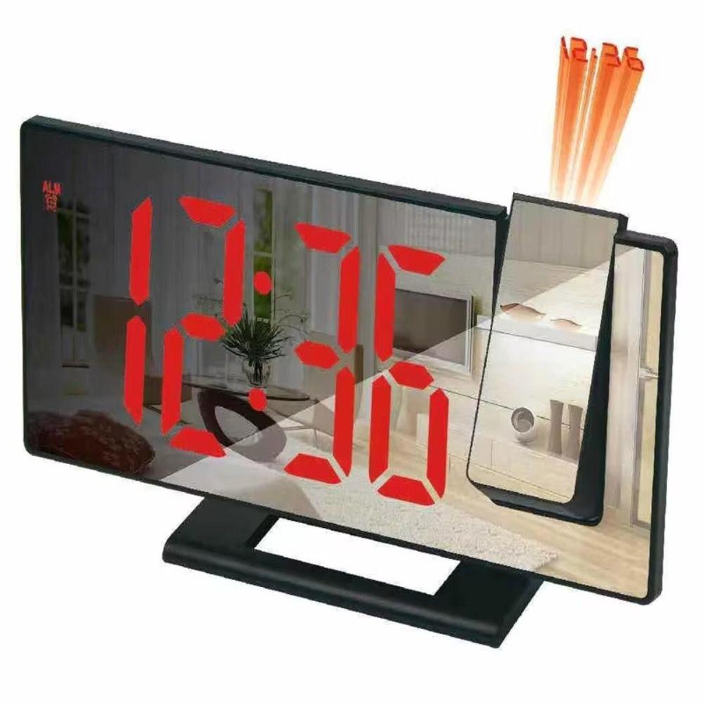Temperature Display Digital Alarm Clock Backlight LED Alarm Clock Ceiling Clock  Living Room